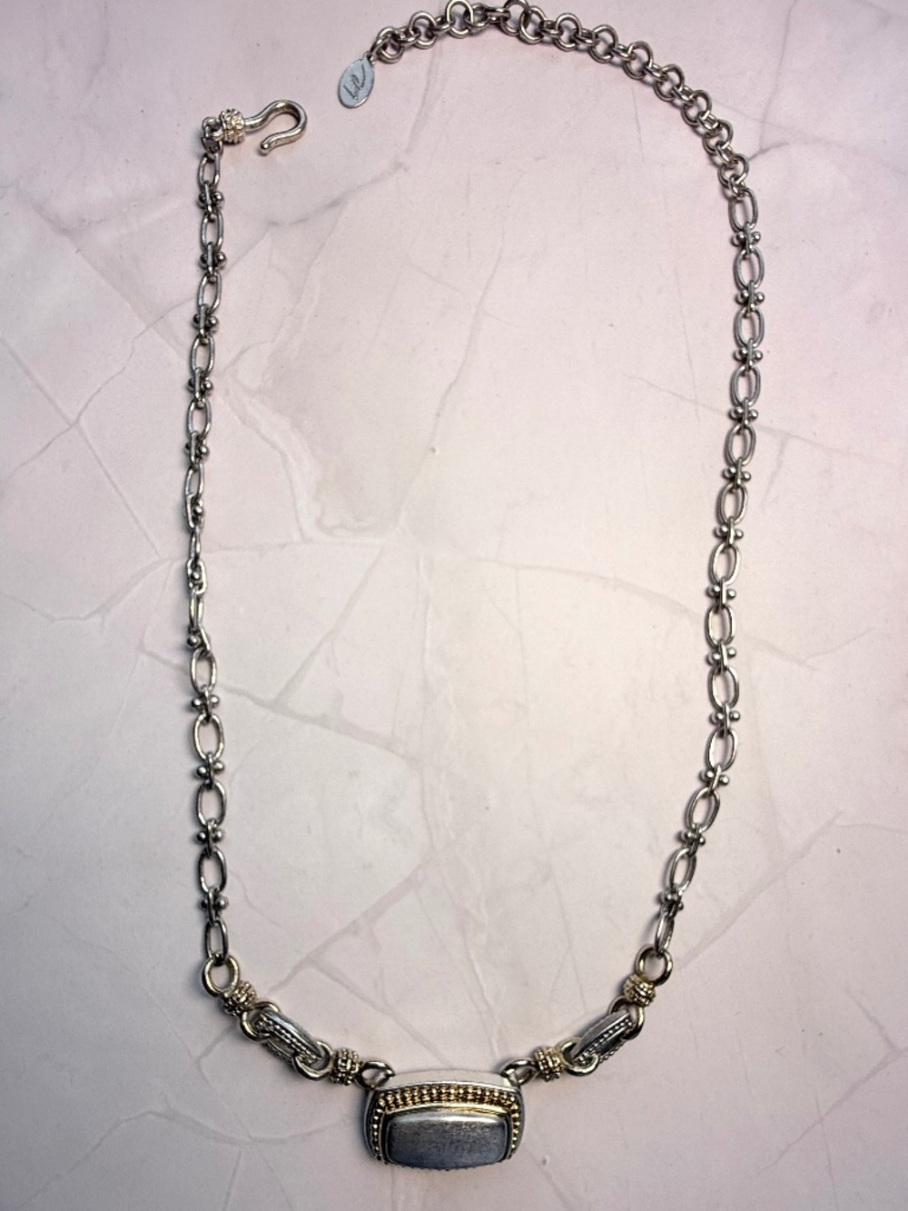 Silver Tone and Gold Tone Necklace